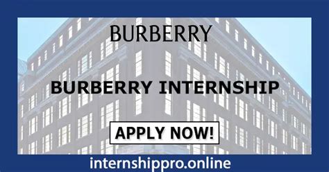 burberry buying internship|burberry summer internship.